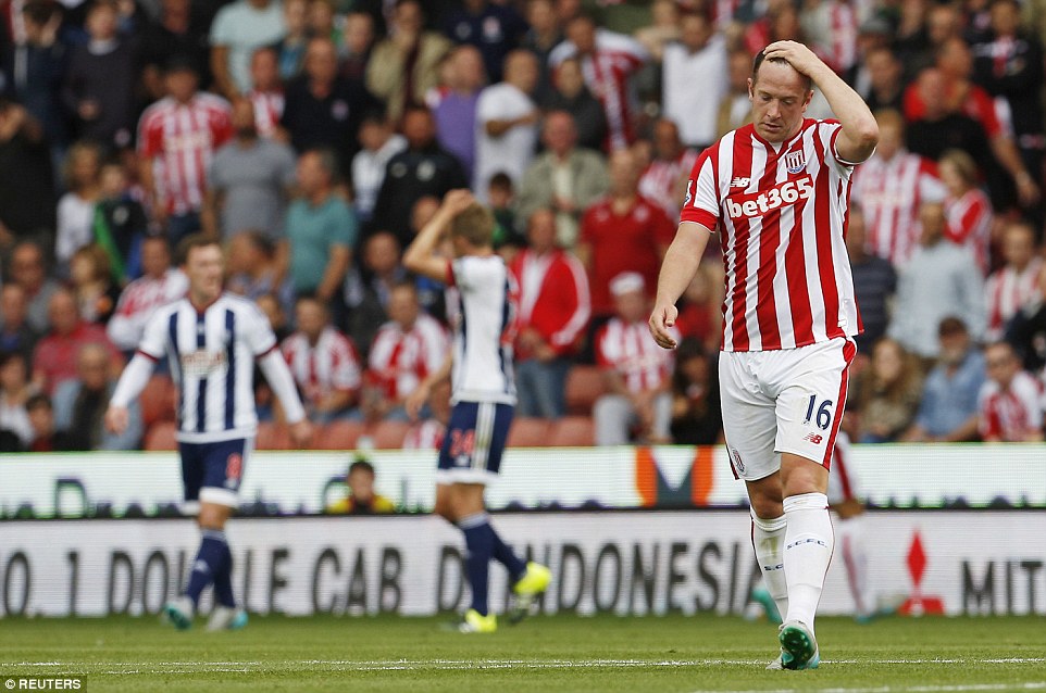 Adam was off, and his expression summed up Stoke's day (photo: reuters)