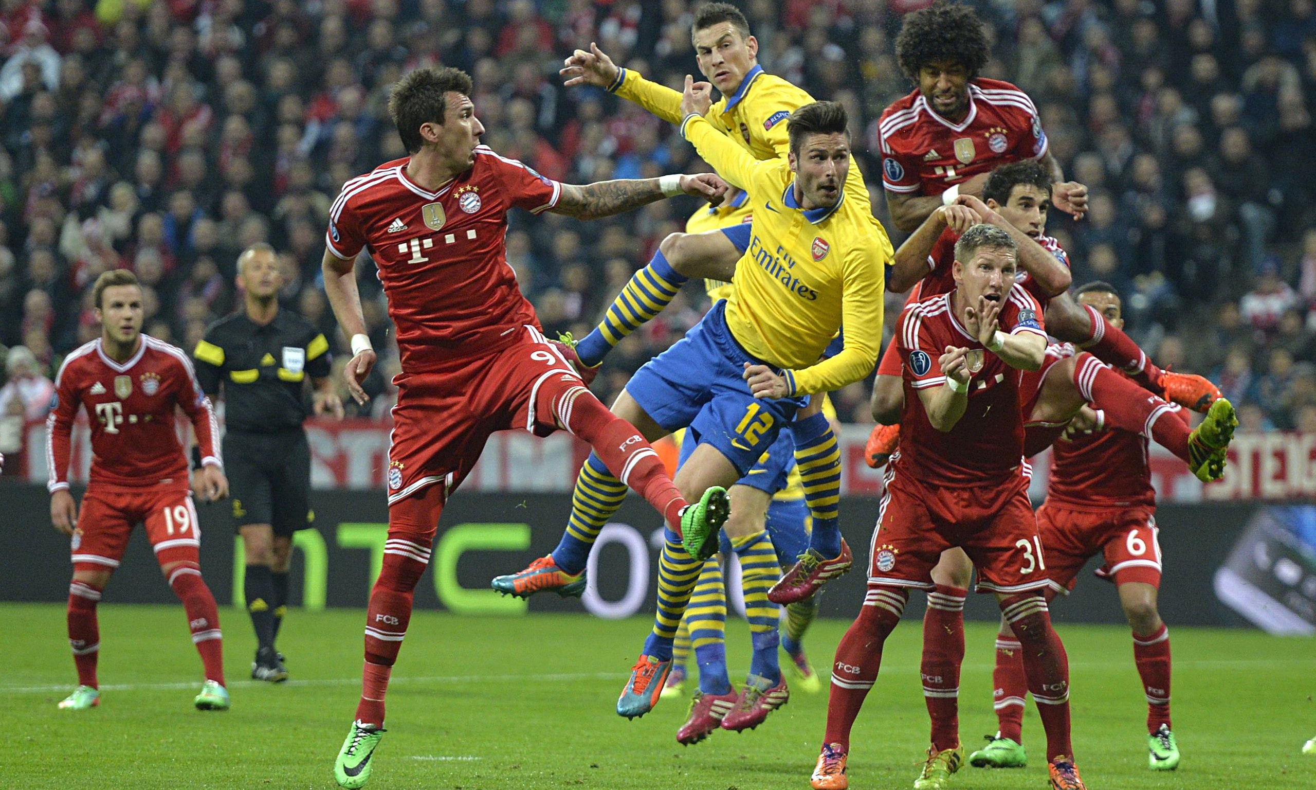 Arsenal will battle with Bayern Munich for Group F top spot.