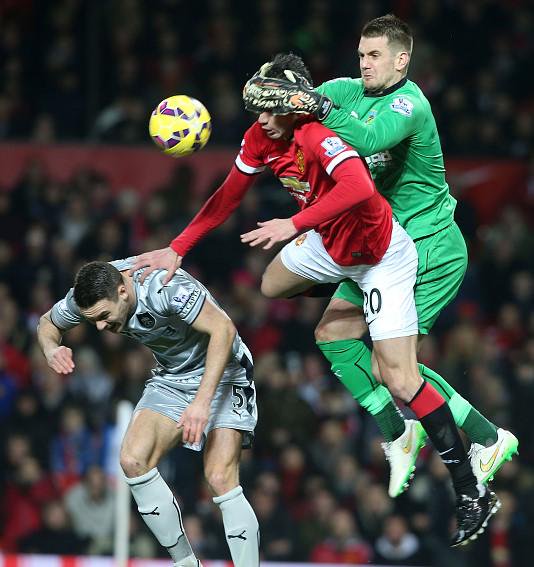 Tom Heaton Old Trafford Burnley