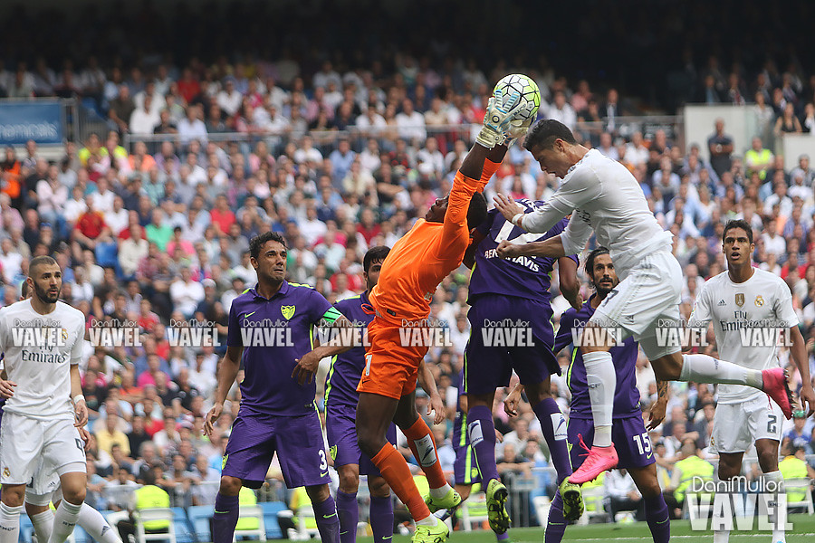 Kameni quita un gol a Cristiano Ronaldo. Fotografía: Dani Mullor | VAVEL.com
