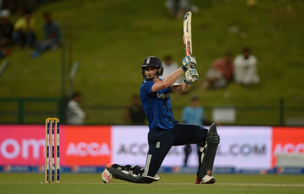 Morgan's knock was the highlight of England's day (photo: zimbio)