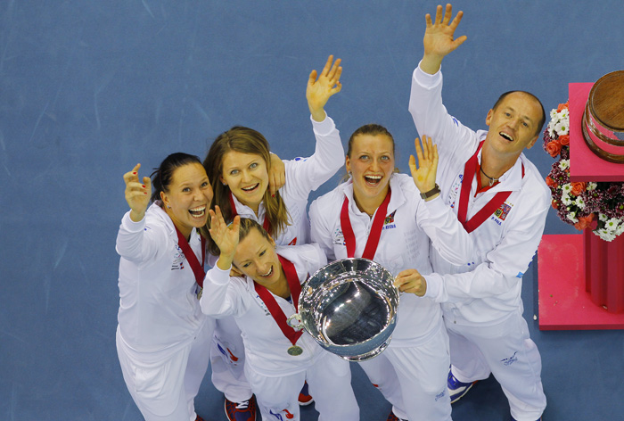 La República Checa celebra el título conseguido en 2011
