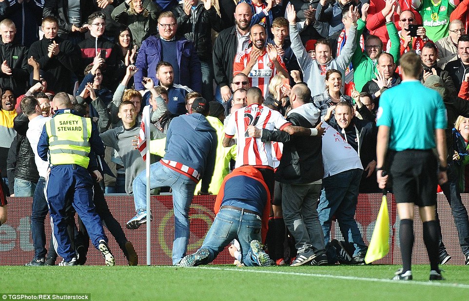 Fans were over-joyed in Sunderland's victory over local rivals Newcastle United - with the three goals as much a reason as the derby win.