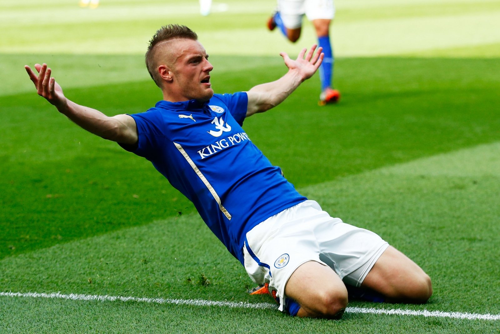 Jamie Vardy has been in terrific form for Leicester this season (Photo: Getty)