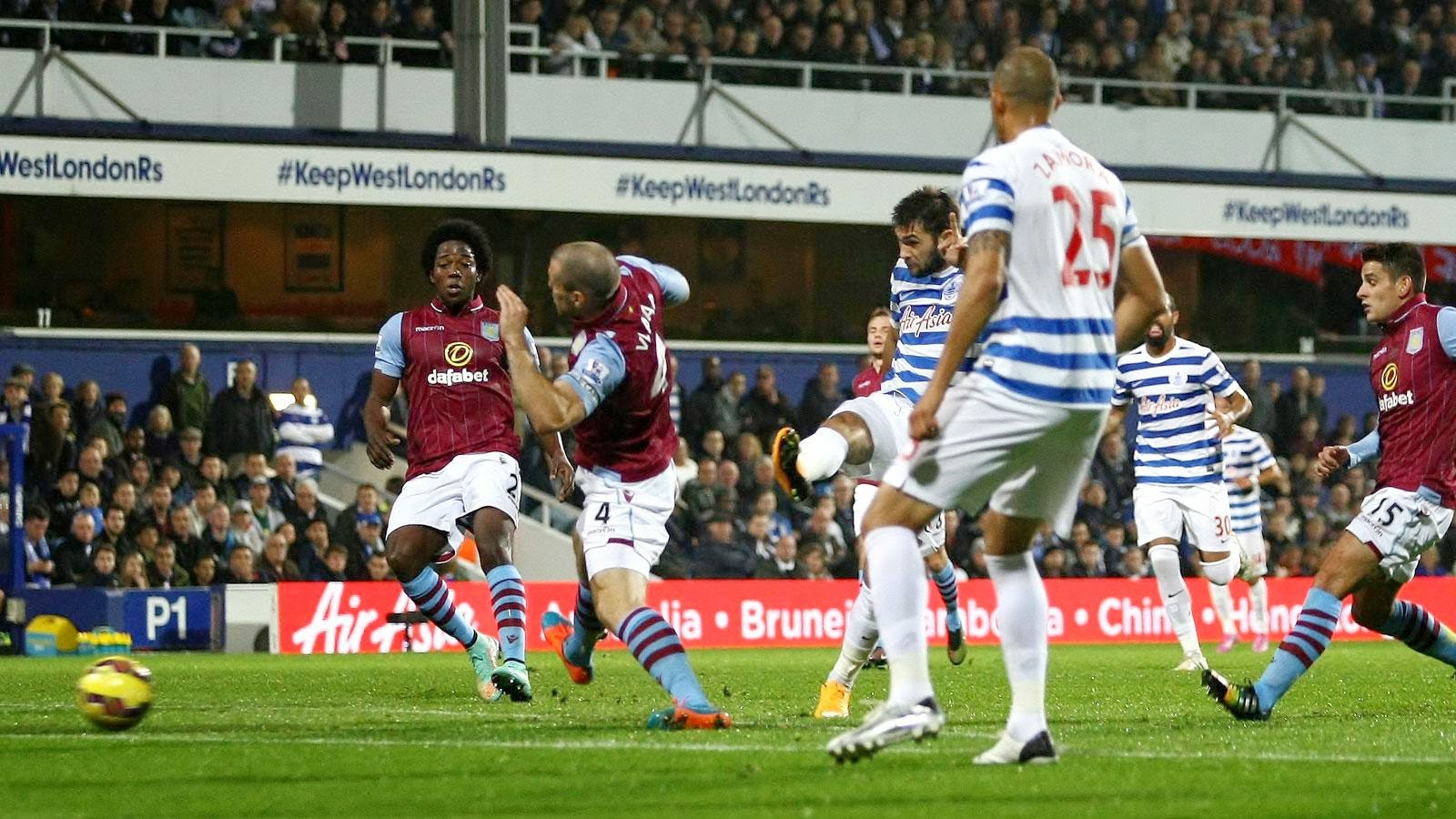 Austin's cool finishing helped QPR to a 2-0 win over Villa last term (photo: getty)