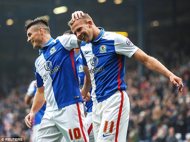 Will this season finally see Jordan Rhodes (R) move on from Ewood Park? (Image credit: Reuters)