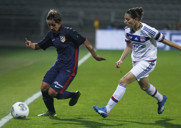el Atleti Féminas cae ante el Lyon