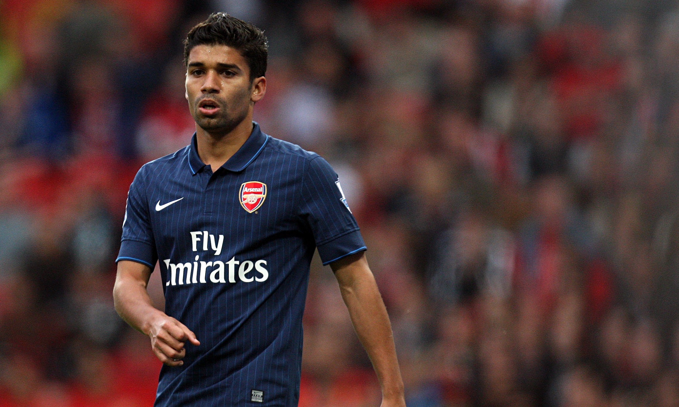 Eduardo da Silva following his return for Arsenal