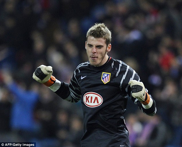 David De Gea at Atletico Madrid