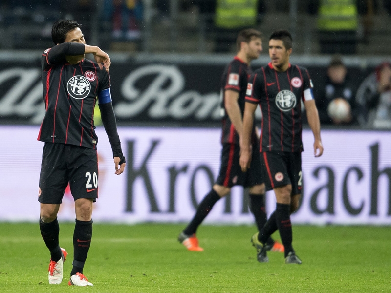 Frankfurt put in a lot of effort, but had no reward to show for it come the final whistle. (Image credit: kicker)