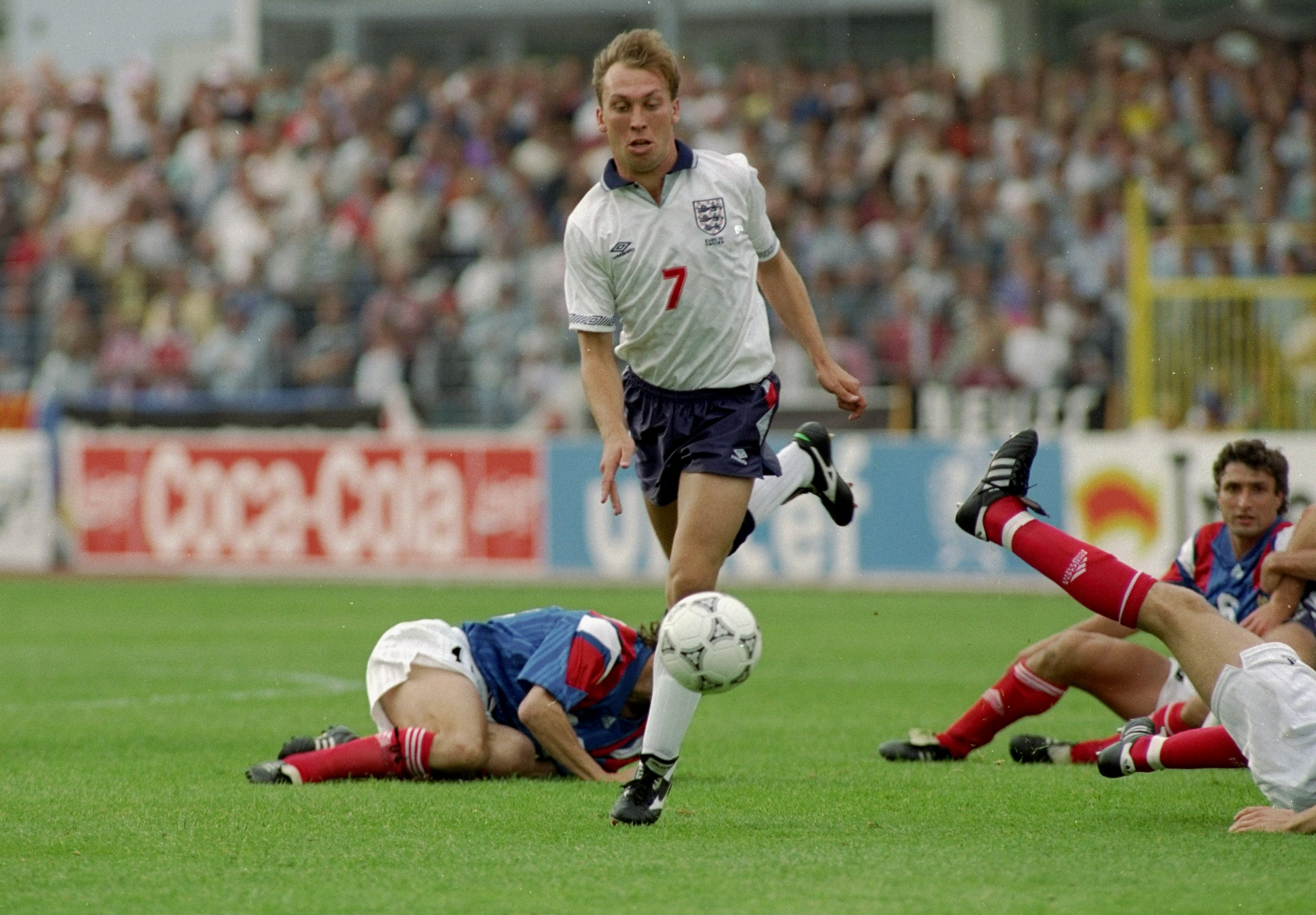 David Platt during his England playing days