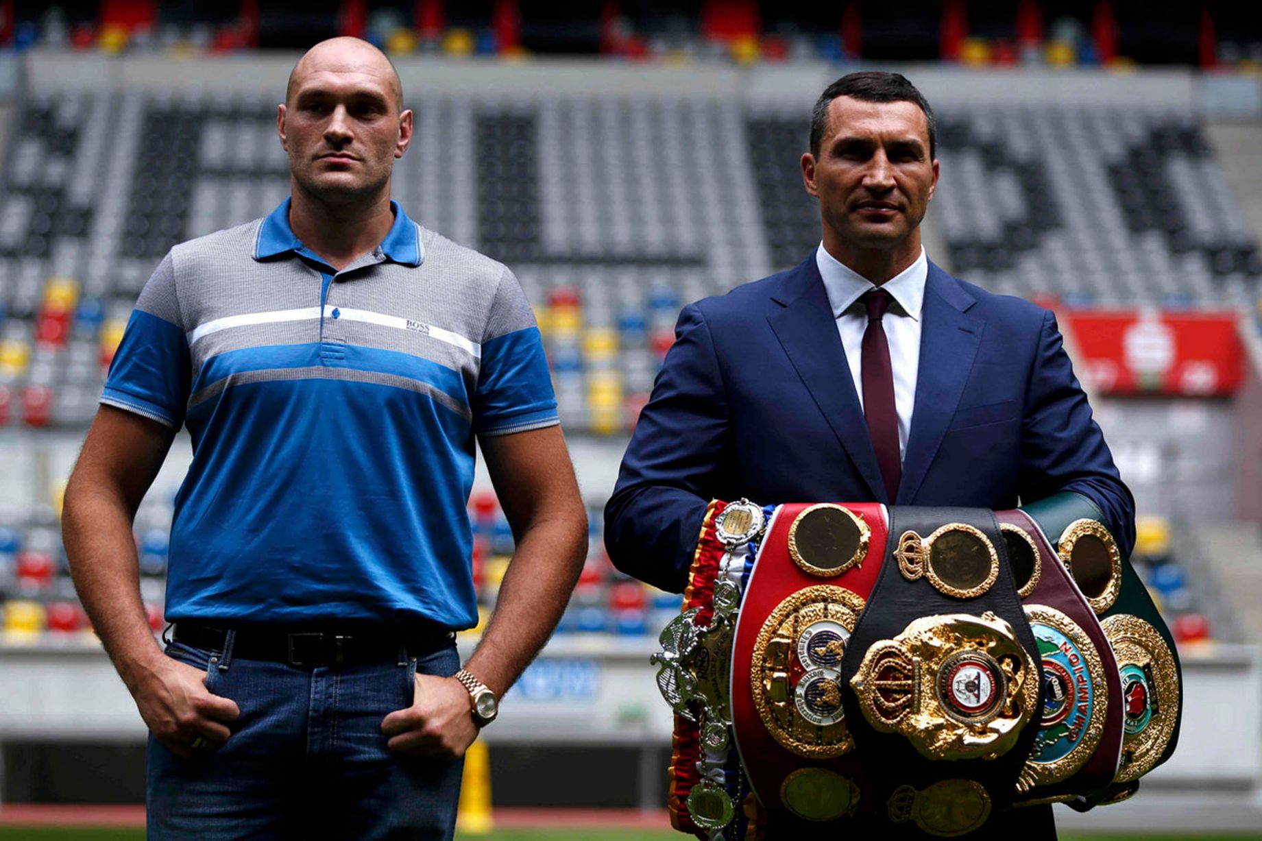 Can Fury claim the belts? (photo: reuters)