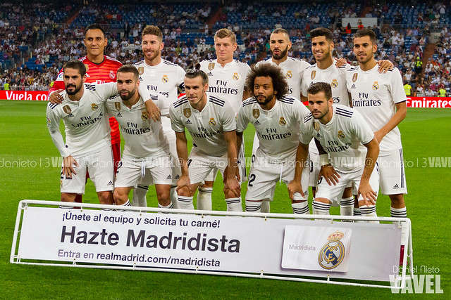 Partido Real Madrid CF - Getafe CF Jornada 1ª LaLiga Santander 19 Ago 2018 Estadio Santiago Bernabéu