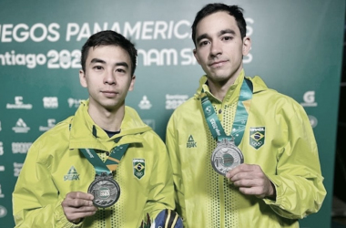 Hugo Calderano e Vitor Ishiy ficam com prata, terceira medalha brasileira nos Jogos Pan-Americanos