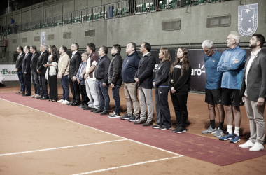Cerimônia de abertura com atletas e autoridades marca a noite de quarta-feira no 37º Seniors Internacional de Tênis de Porto Alegre