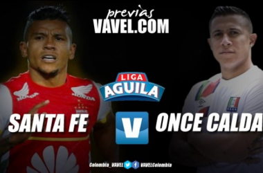 Santa Fe vs. Once Caldas: Los &quot;Leones&quot; buscan defender su Liderato ante un Once &quot;Blanco&quot;