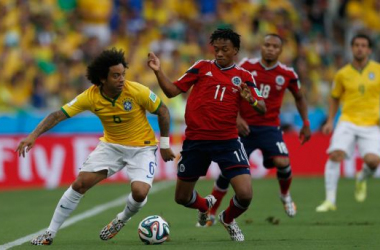 Brasil-Colombia, puntuaciones de Colombia, cuatros de final del Mundial