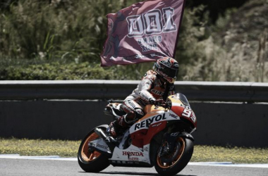 Marc Márquez, el más rápido en el test postcarrera de Jerez