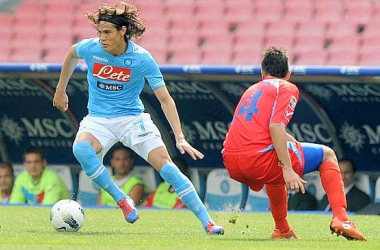Nápoles 2 - 2 Catania: el Catania rescata un punto de San Paolo