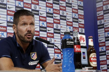 Simeone: &quot;Lo único que necesito es un estadio entregado con sus jugadores&quot;