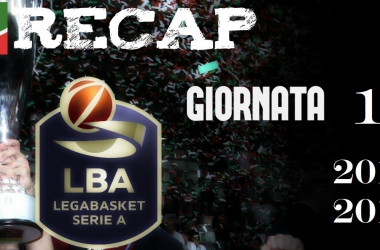 Legabasket Serie A: risultati e tabellini della 15esima giornata