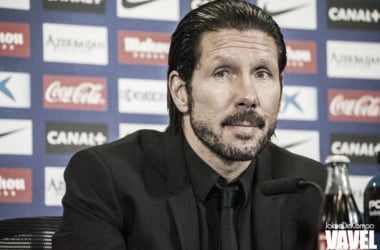 Simeone: &quot;Veo al equipo muy fuerte, firme y junto&quot;