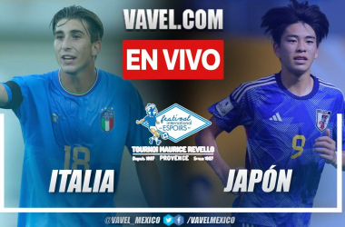 Goles y resumen del Italia 4-3 Japón en Torneo Maurice Revello 2024
