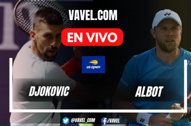 Resumen y sets del Novak Djokovic vs Radu Albot en US Open 