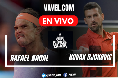 Resumen y sets del Nadal 0-2 Djokovic en Six Kings Slam