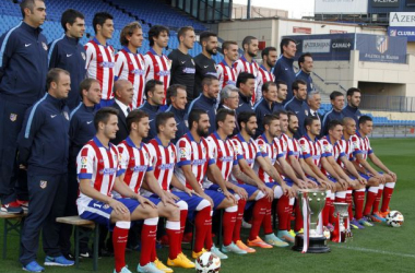 El Atlético de Madrid se hizo la foto oficial de la temporada