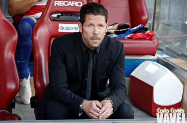 Simeone acaba expulsado en la Supercopa