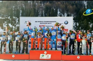 Hochfilzen 2017, staffetta maschile: Russia oro con super Shipulin. Italia quinta