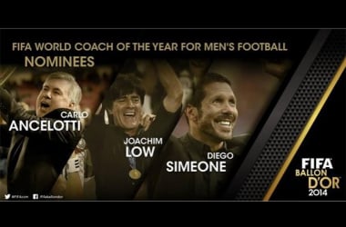 Simeone opta al premio al mejor entrenador