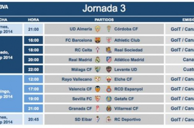 El derbi contra el Real Madrid: sábado 13 septiembre a las 20.00 horas