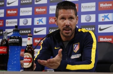 Simeone: &quot;Iremos a Valencia con la misma ilusión que fuimos a Sevilla a jugar el primer partido de Liga&quot;