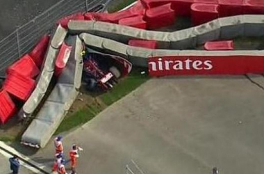 Aciagos entrenamientos libres 3 por el accidente de Carlos Sainz