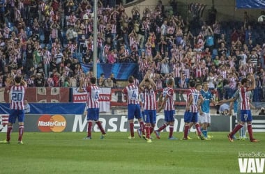 El Atlético de Madrid regresa a la Champions League a lo grande