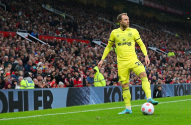 Eriksen's last visit to Old Trafford came in May with Brentford (MEN)