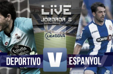 Resultado Deportivo de la Coruña - Espanyol en Liga BBVA 2015 (3-0)