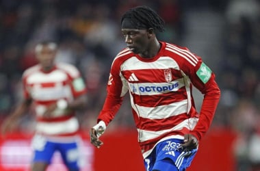 Faye en el partido disputado entre Granada CF y AD Ceuta | Foto: LaLiga