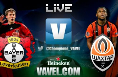 Resultado Bayer Leverkusen - Shakhtar Donetsk en la Champions League 2013 (4-0)