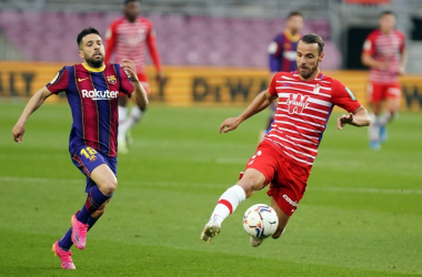 El Granada CF puntúa por primera vez en el Camp Nou