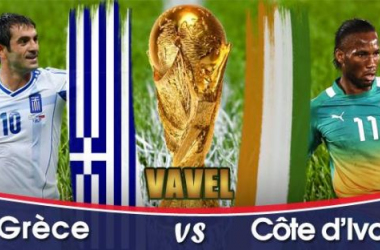 Live Grèce - Côte d&#039;Ivoire, la Coupe du Monde 2014 en direct