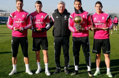 El Balón de Oro, protagonista en el segundo entrenamiento de la semana