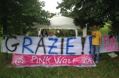 Cuore Piacenza, i Pink Wolf ringraziano Cerciello