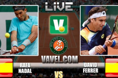 Roland Garros 2014: Rafael Nadal - David Ferrer  en directo 