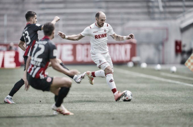 Colônia empata com Frankfurt e segue sem vencer desde o retorno da Bundesliga