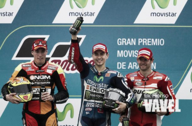 La lluvia le trae a Jorge Lorenzo su primera victoria del año