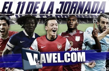 El once ideal de la 12º jornada en la Premier League