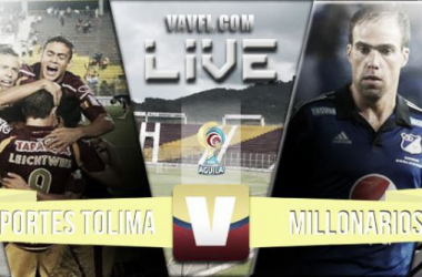 Resultado Millonarios - Tolima por la Liga Águila 2016 (2-1)